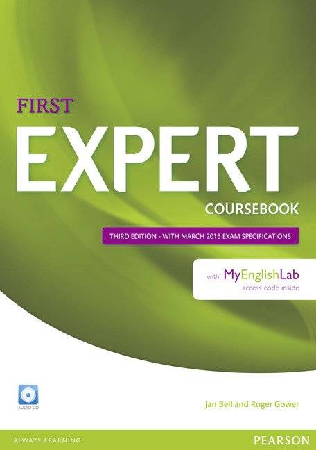 Expert First 3rd Edition Coursebook with MyEnglishLab and Audio-CD Pack