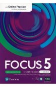 Focus 5 Student's Book and ActiveBook with Online Practice, 2nd edition